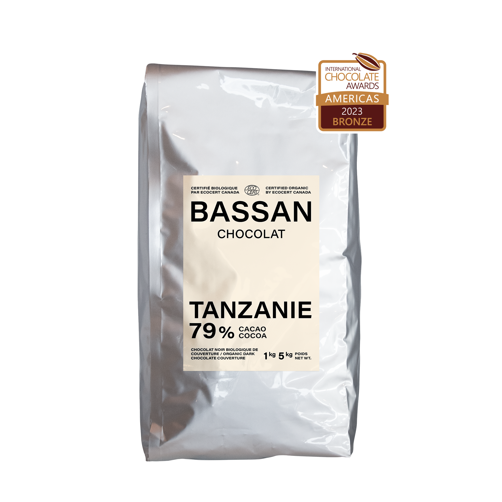 cocoa様 Bassan - Couverture chocolates: Tanzania 79% cocoa